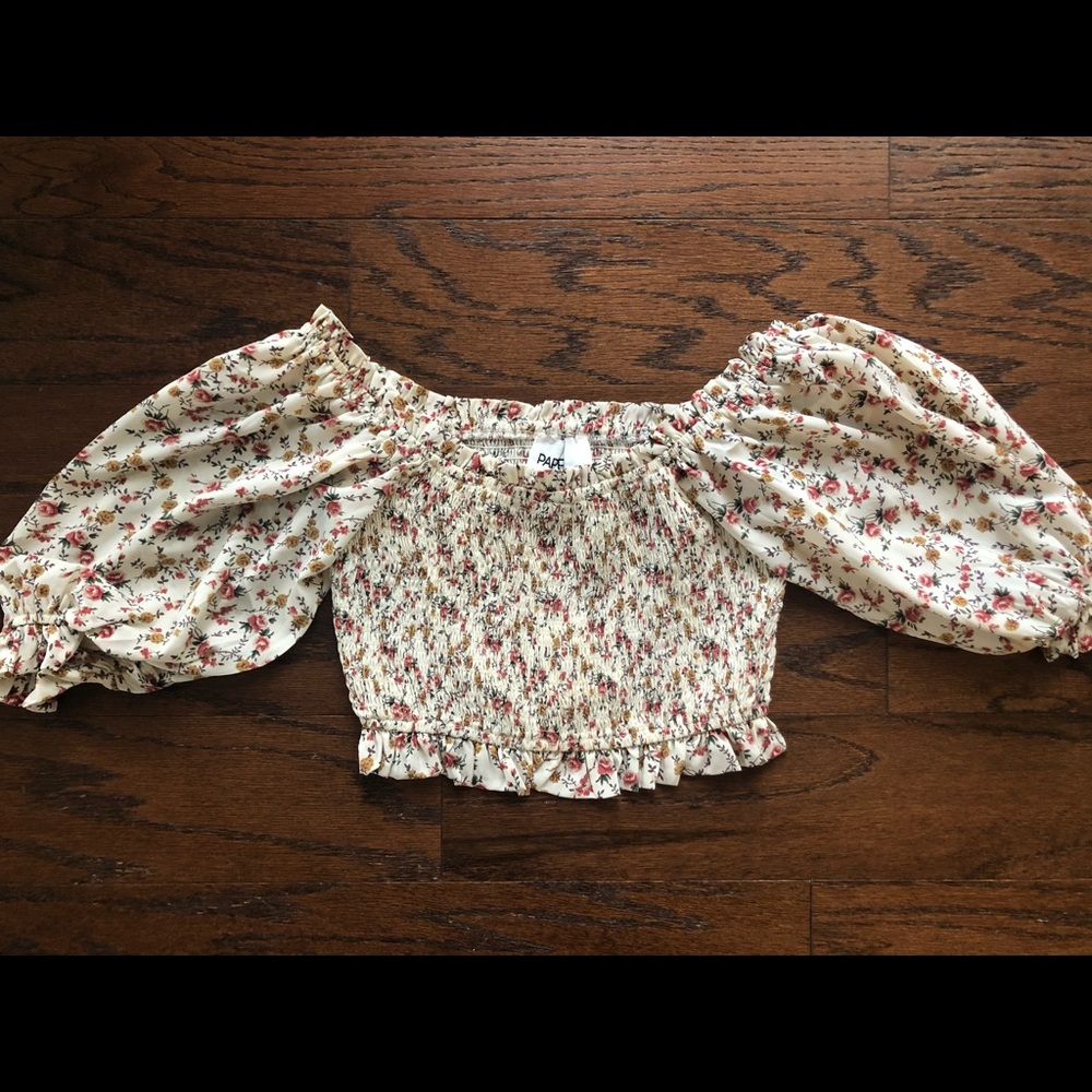Floral Off the Shoulder Crop - Petal and Pup